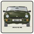 MG RV8 1993-95 (export version) Coaster 3